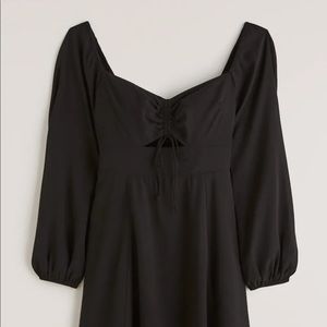 Abercrombie Long-Sleeve Cinch-Front Cutout Mini Dress